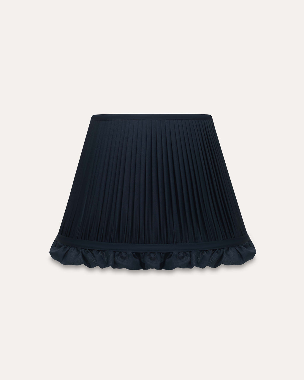 Black Grape Silk Ruffle Lampshade