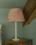 Old Rose Floral Ruffle Lampshade