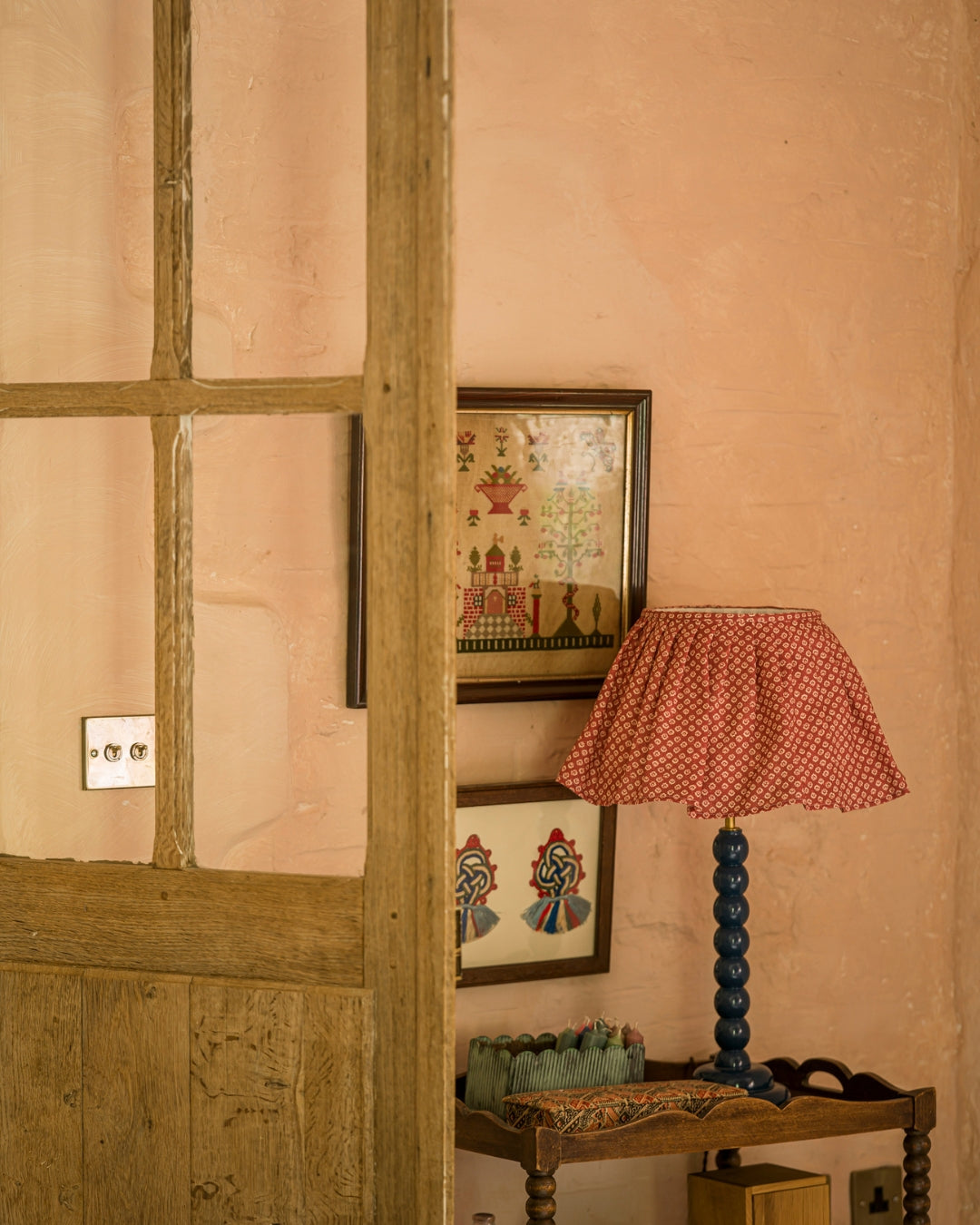 Embroidered Lampshades