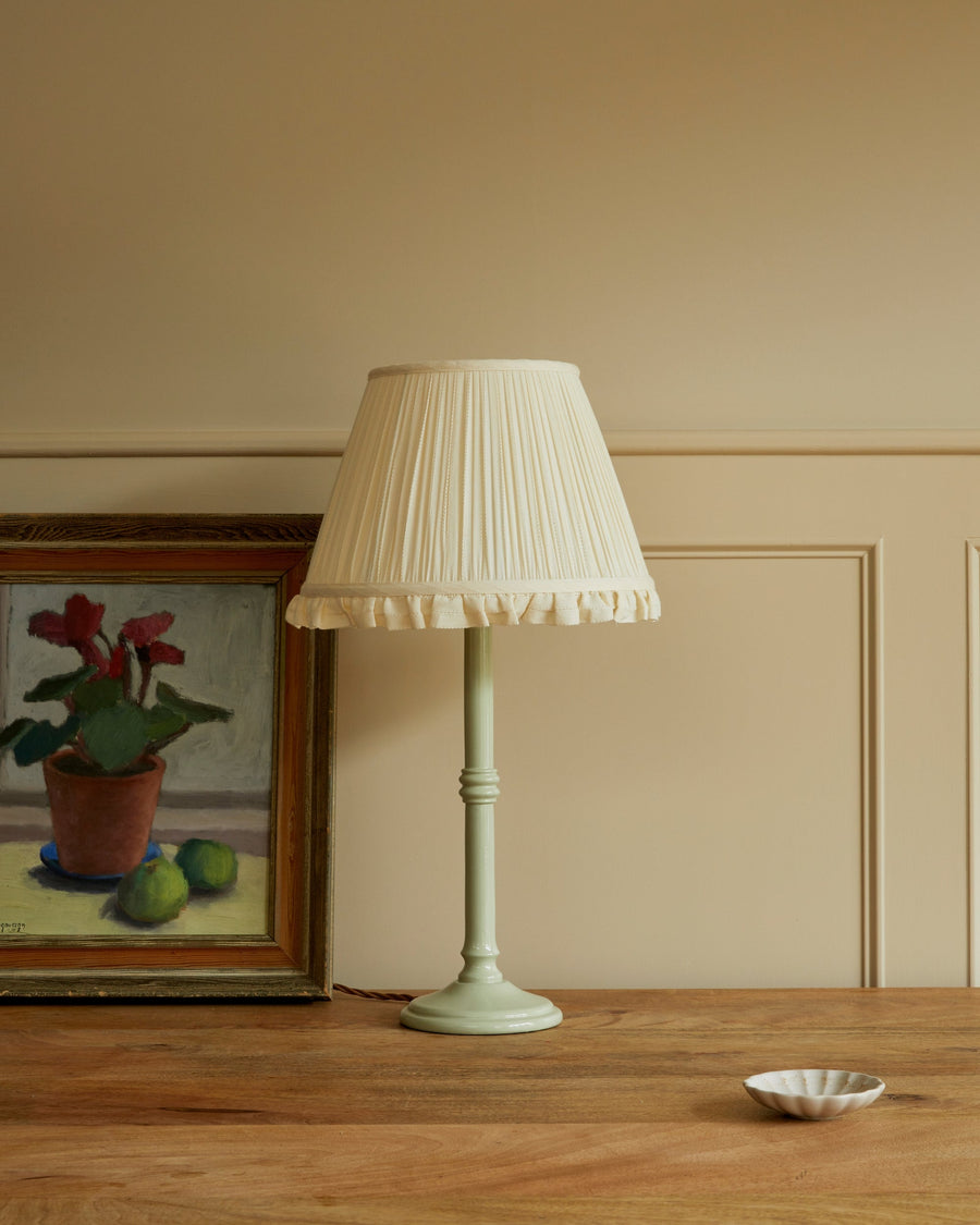 Daisy Embroidered Ruffle Lampshade