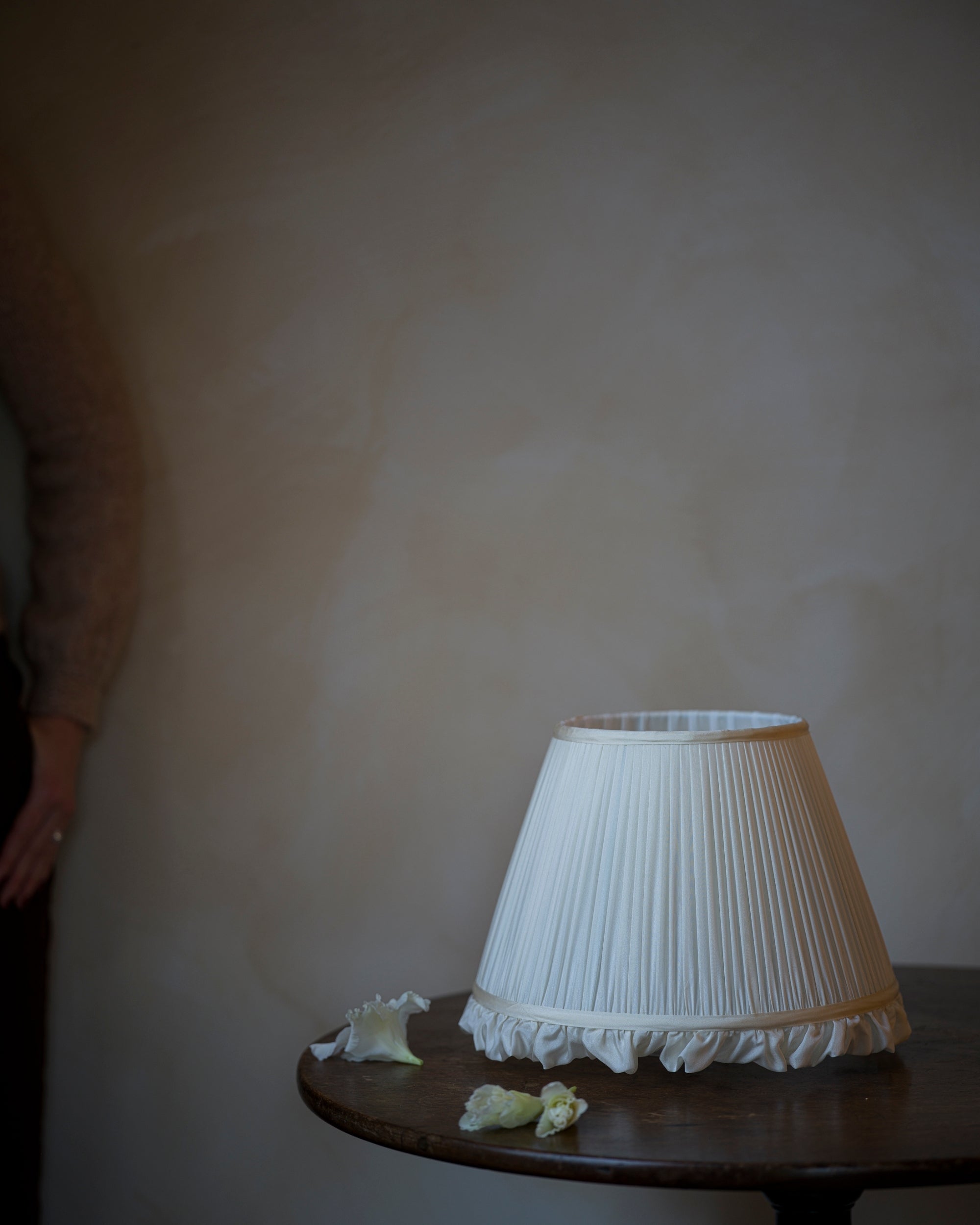 Iris Silk Ruffle Lampshade