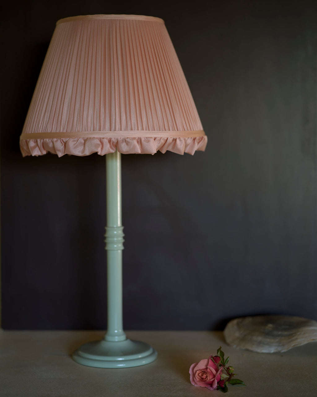 Peony Silk Ruffle Lampshade