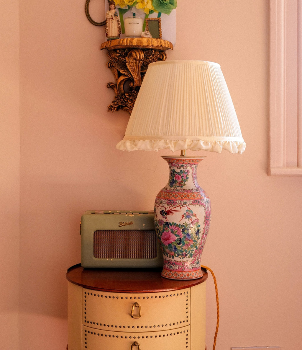 Iris Silk Ruffle Lampshade