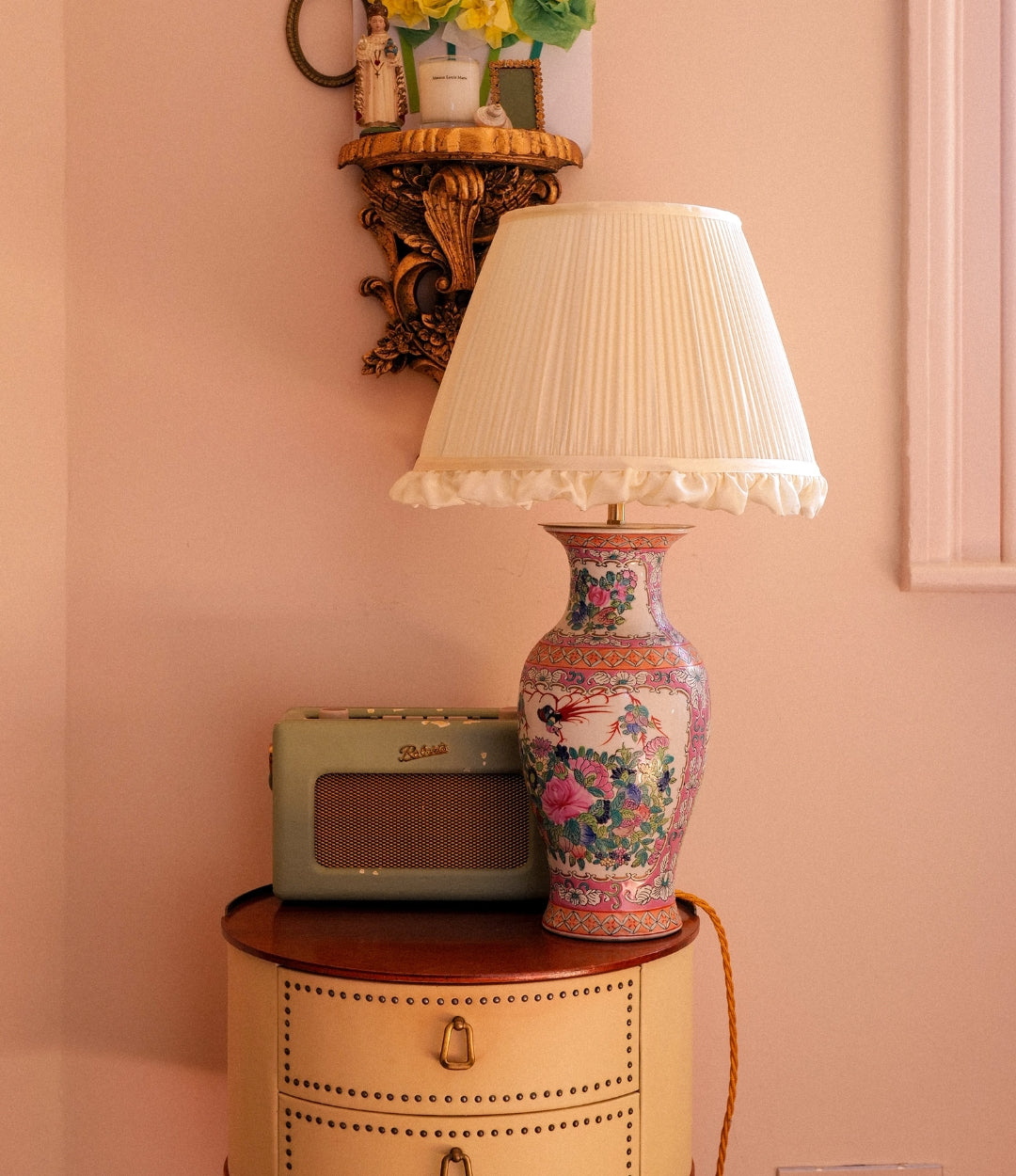 Iris Silk Ruffle Lampshade