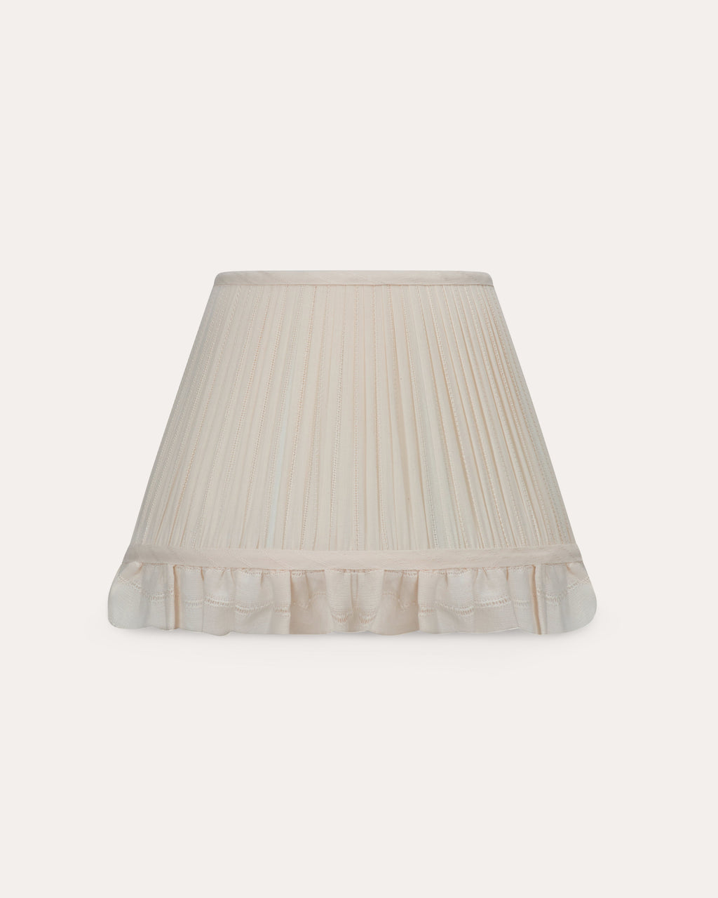 Daisy Embroidered Ruffle Lampshade