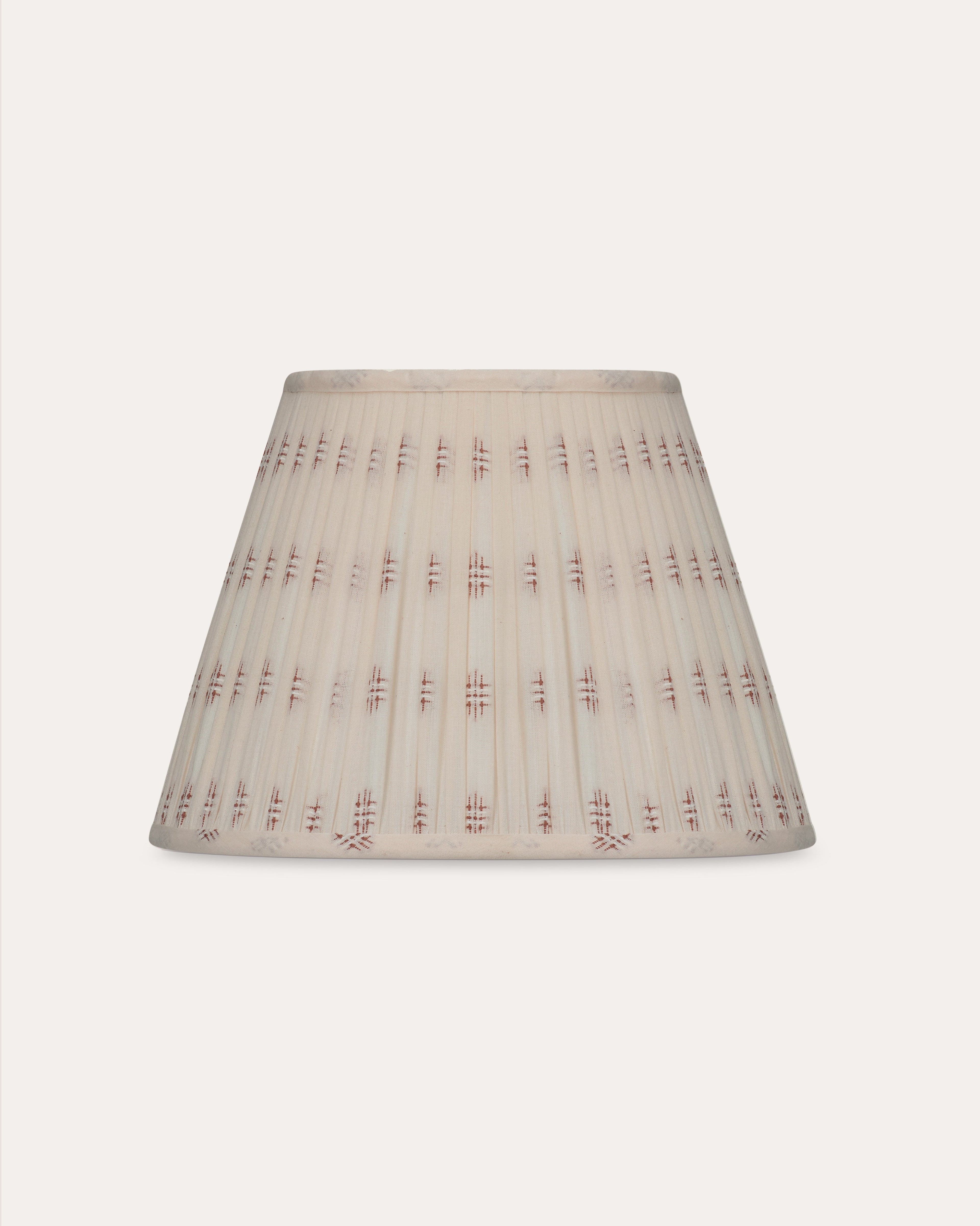 Chestnut Embroidered Classic Lampshade