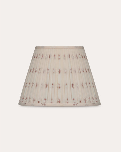 Chestnut Embroidered Classic Lampshade