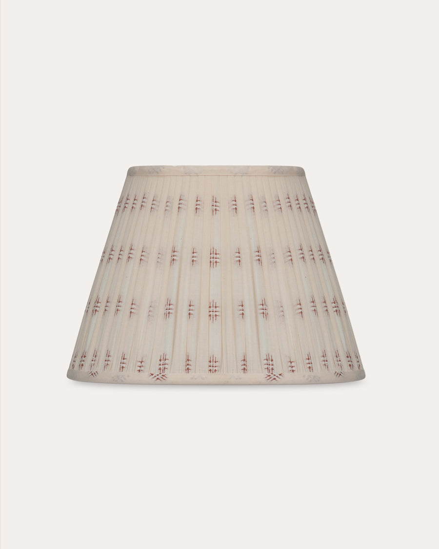 Chestnut Embroidered Classic Lampshade
