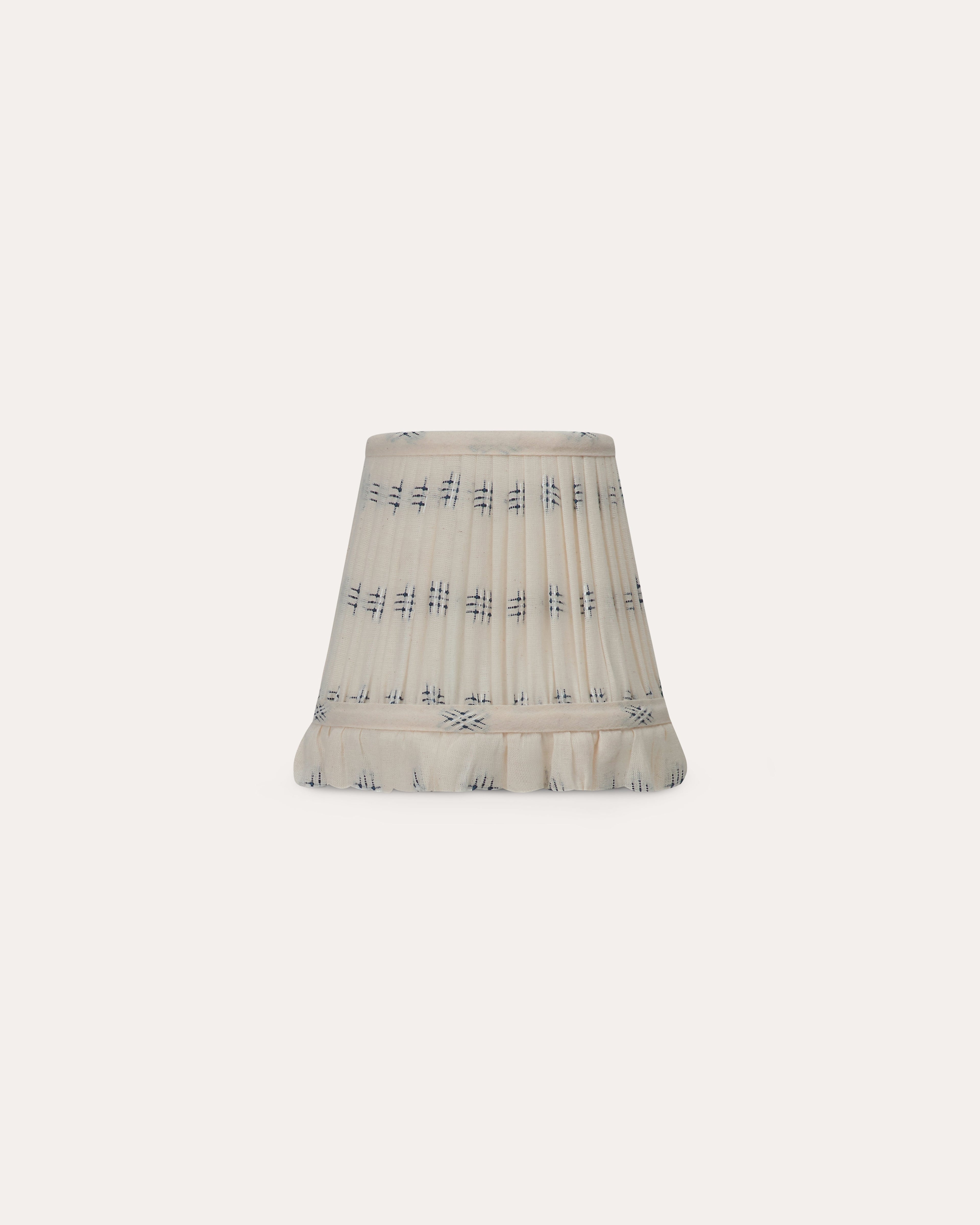 Cornflower Embroidered Wall Light Lampshade