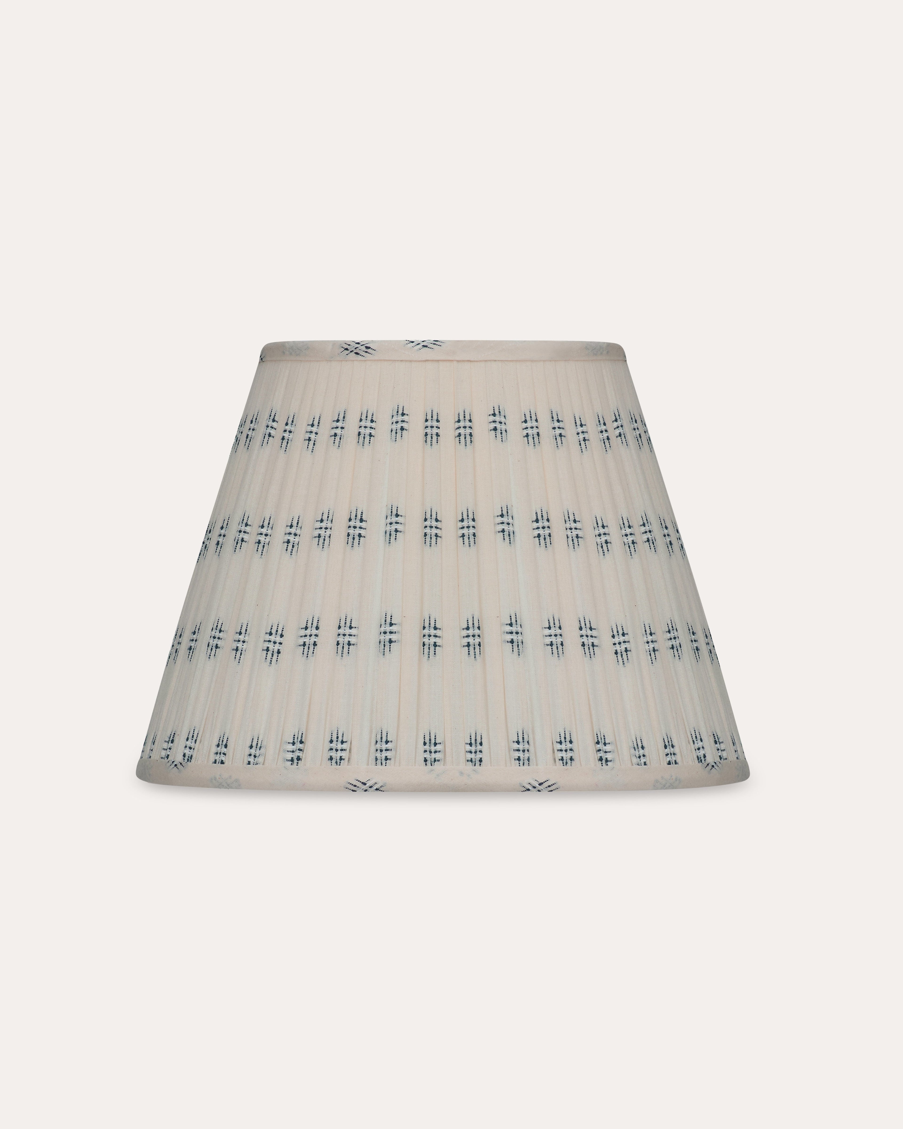 Blue Embroidered Classic Lampshade