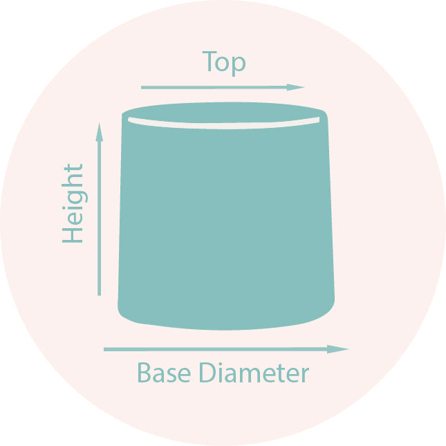 Blue Star Drum Lampshade 20cm