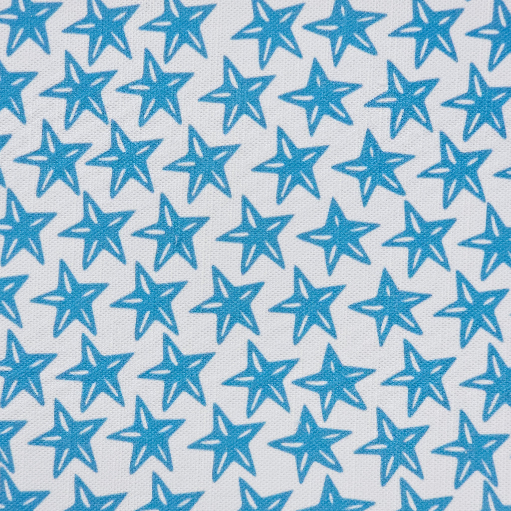 Blue Star Drum Lampshade 20cm