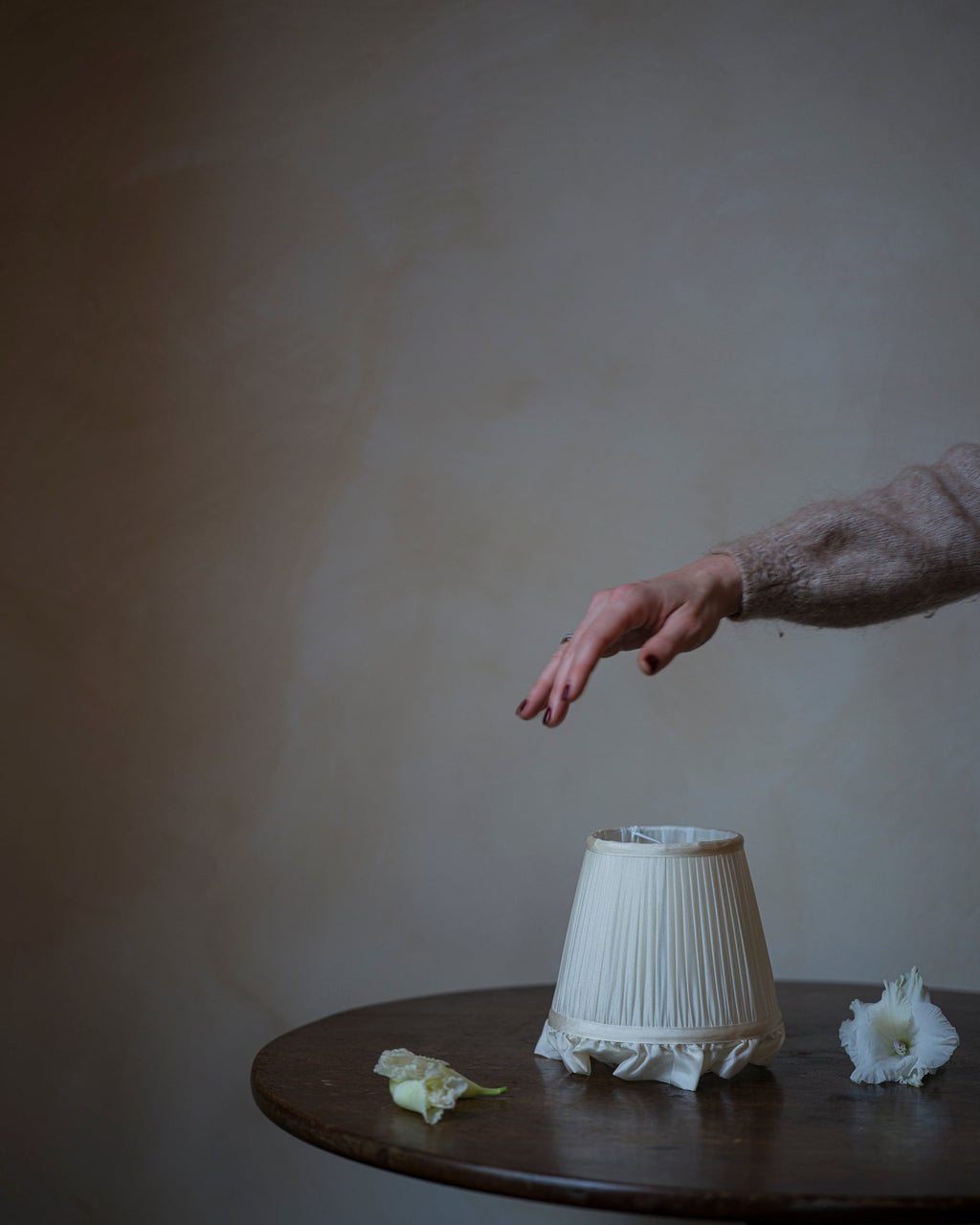 Iris Silk Ruffle Wall Light Lampshade